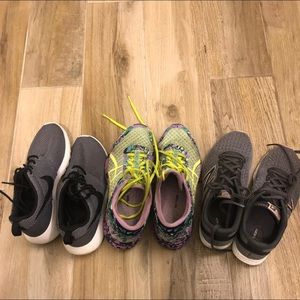 Bundle of sneakers